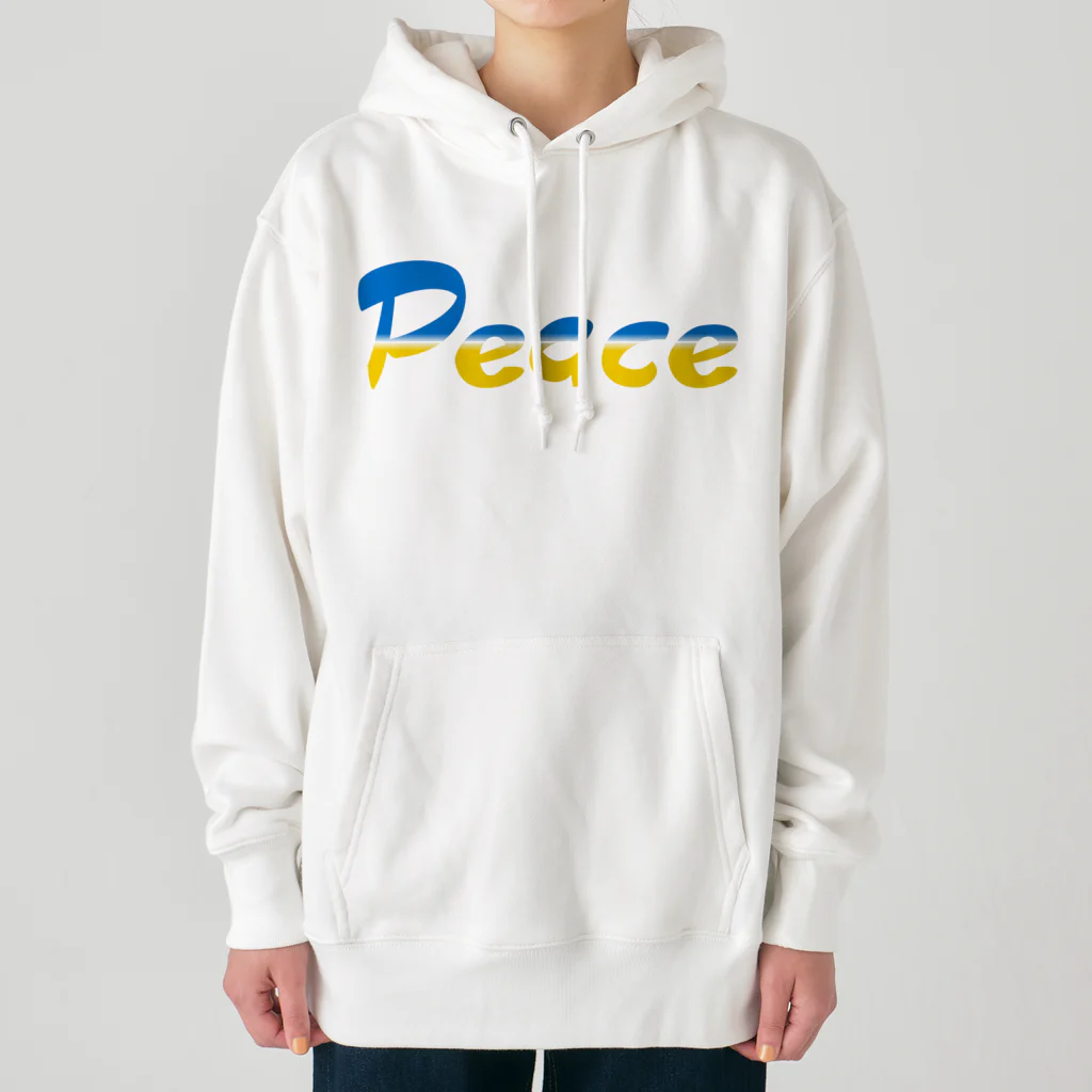 サトオのPeace ウクライナ国旗カラー Heavyweight Hoodie