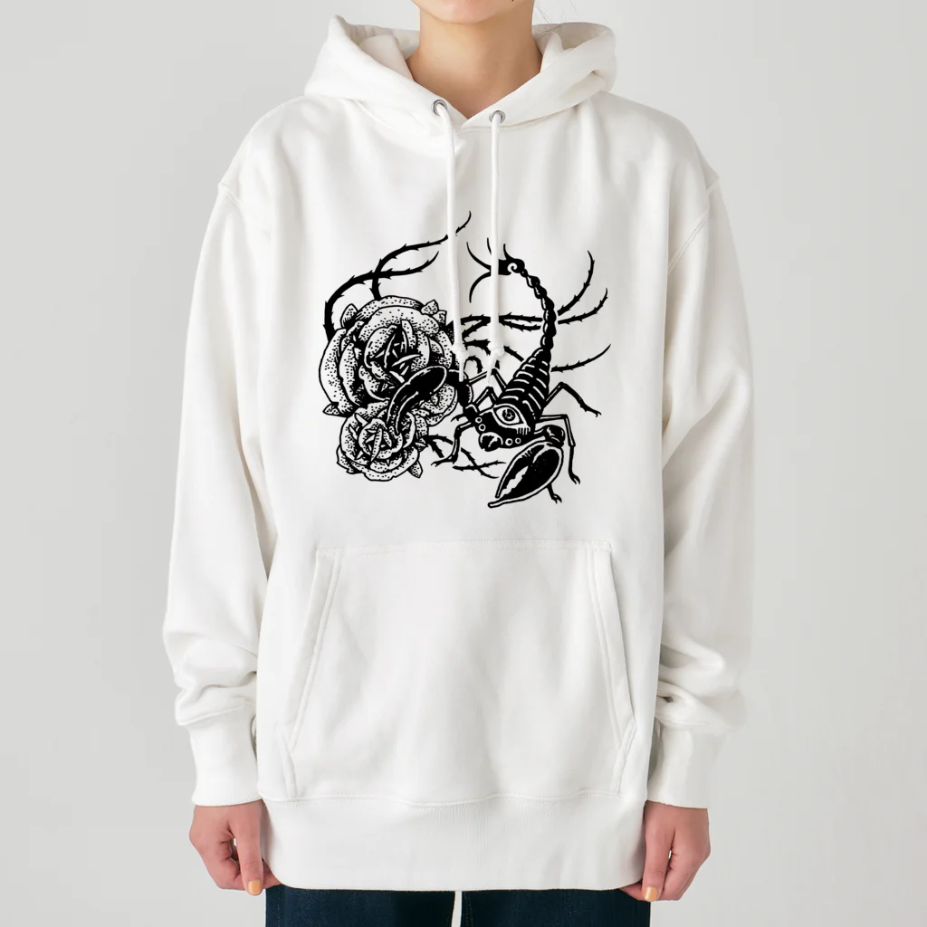 Alba spinaの砂漠の薔薇蠍 Heavyweight Hoodie