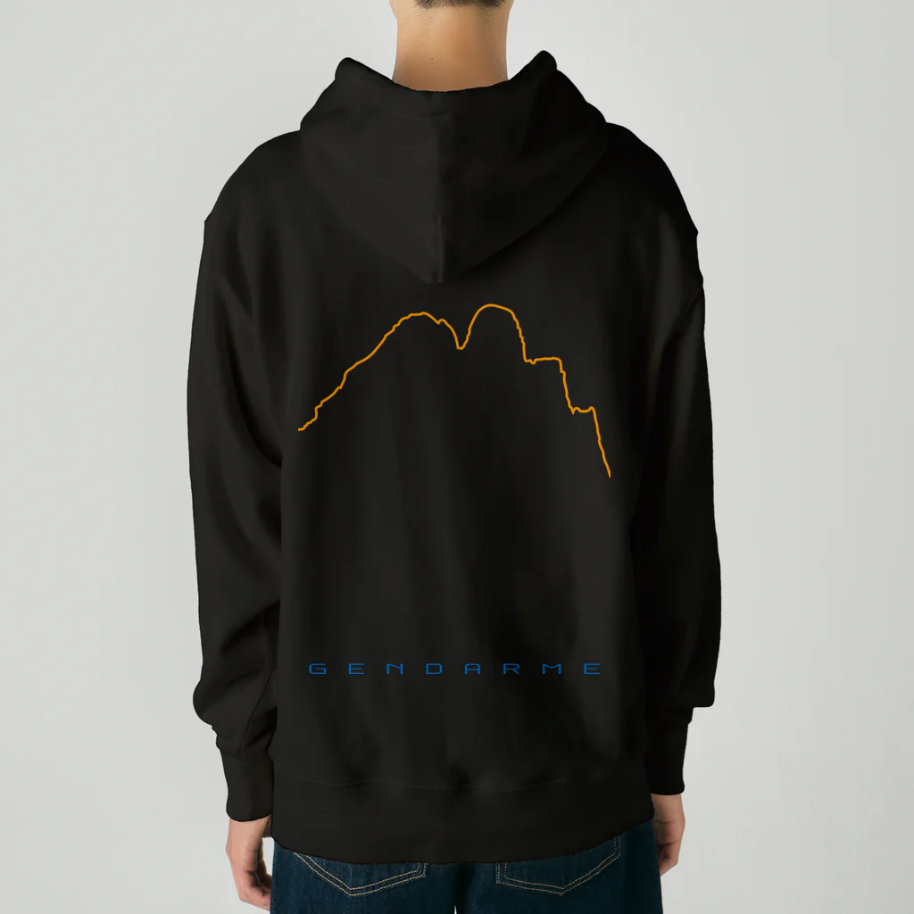 cuuyabowのモルゲンロート・ジャンダルム / Back Heavyweight Hoodie