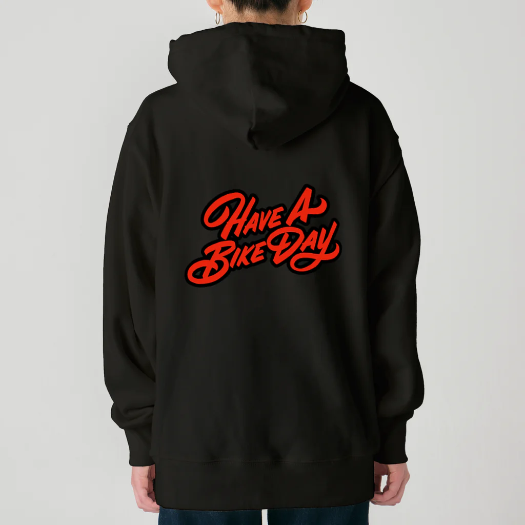 HAVE A BIKE DAY. ＠ SUZURIのHAVE A BIKE DAY. Heavyweight Hoodie