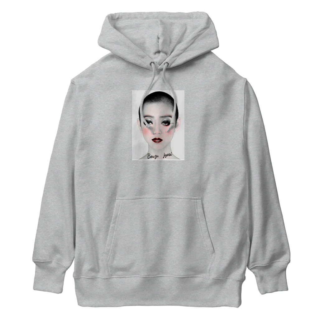 みにゃ次郎の坊主女子 Heavyweight Hoodie