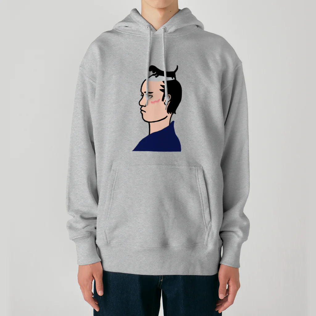 CHOSANAのダックス侍 にらみ Heavyweight Hoodie