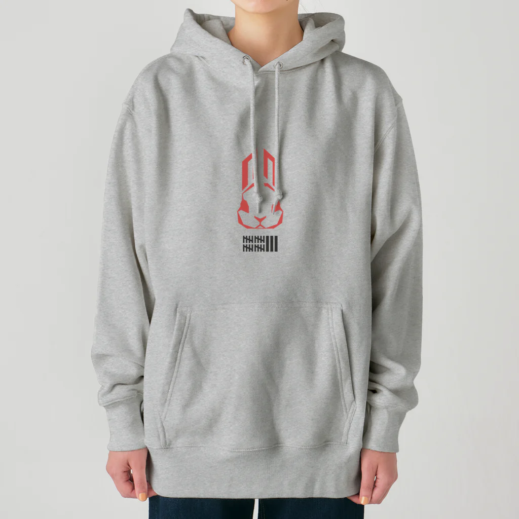 Poooompadoooourの2023 Rabbit (Red) Heavyweight Hoodie