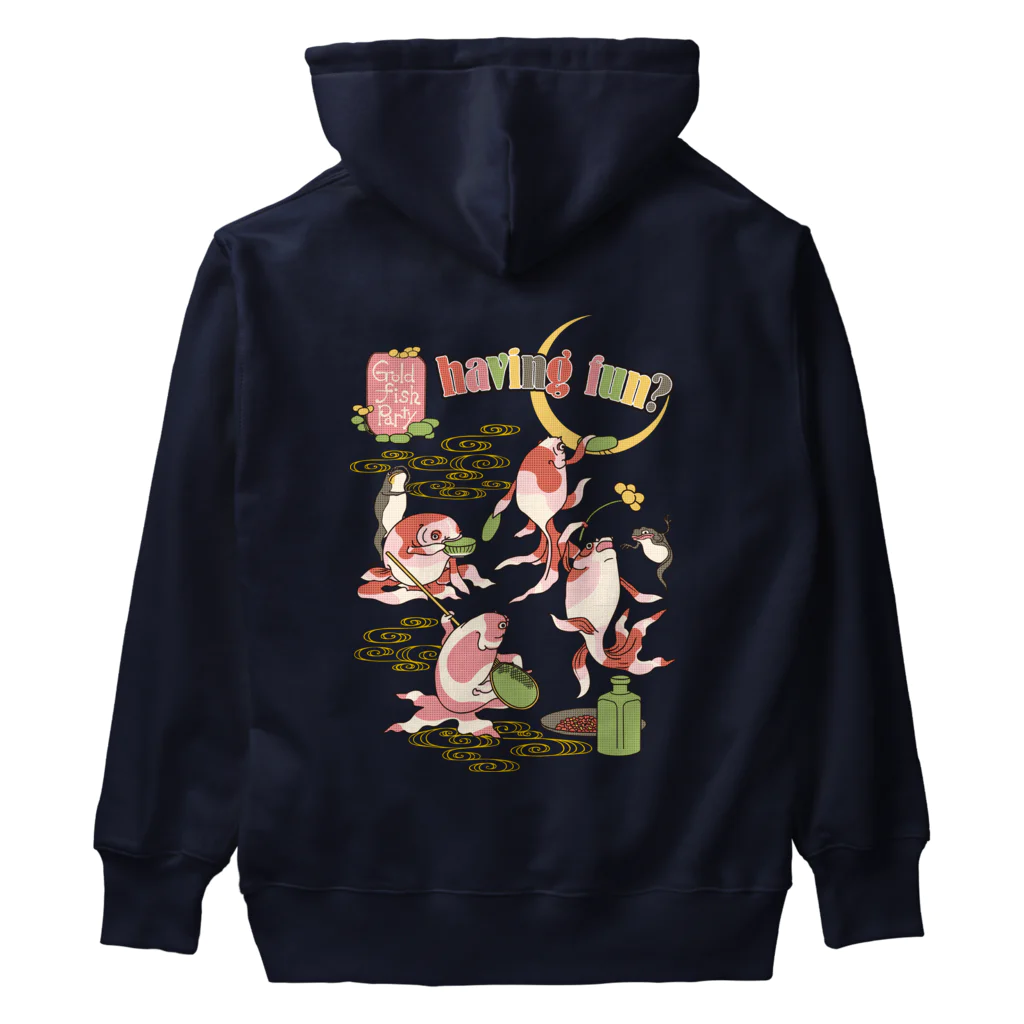 HIGEQLOのg​o​l​d​f​i​s​h​ ​p​a​r​t​y Heavyweight Hoodie