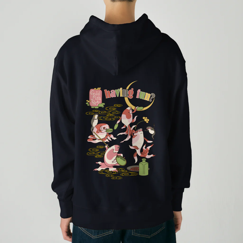 HIGEQLOのg​o​l​d​f​i​s​h​ ​p​a​r​t​y Heavyweight Hoodie