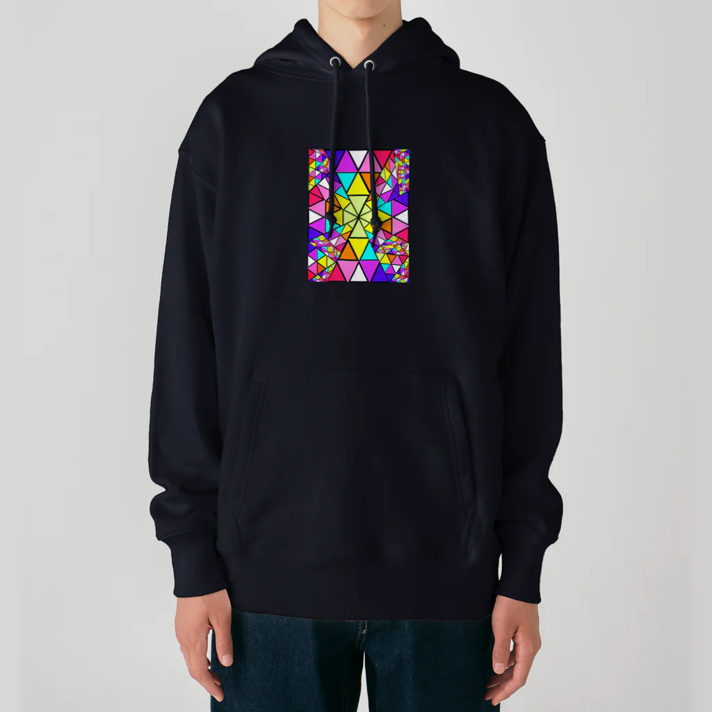 みにゃ次郎のステンドグラス Heavyweight Hoodie