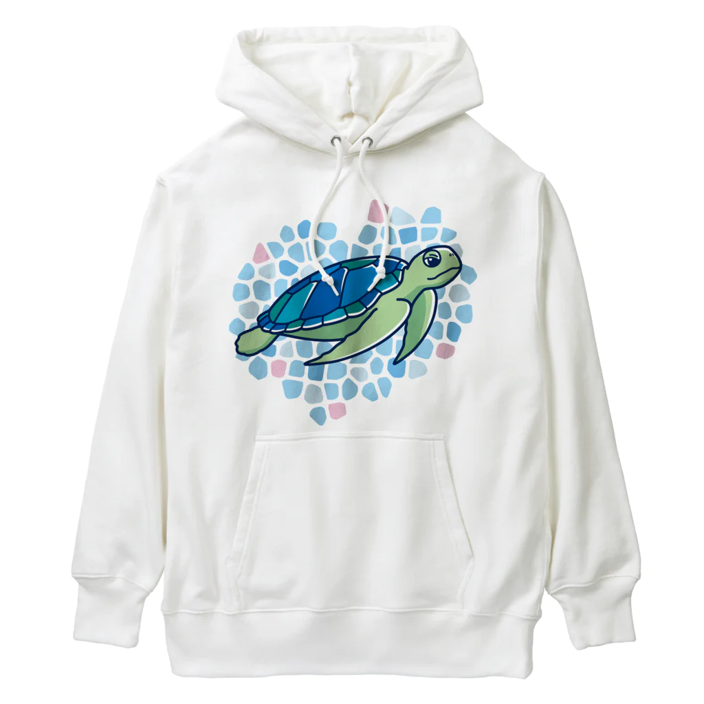 有限会社ケイデザインのウミガメさんの海【2】 Heavyweight Hoodie