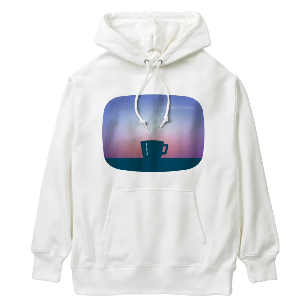 Teal Blue CoffeeのTeal Blue Hour Heavyweight Hoodie