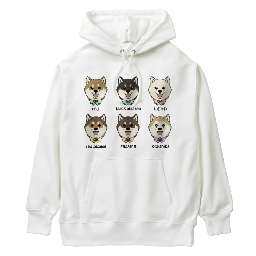 豆つぶのshiba-inu fanciers(集合) Heavyweight Hoodie