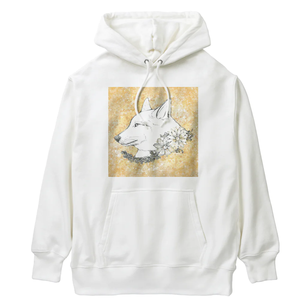 YumikoS_art369の花とおおかみ Heavyweight Hoodie