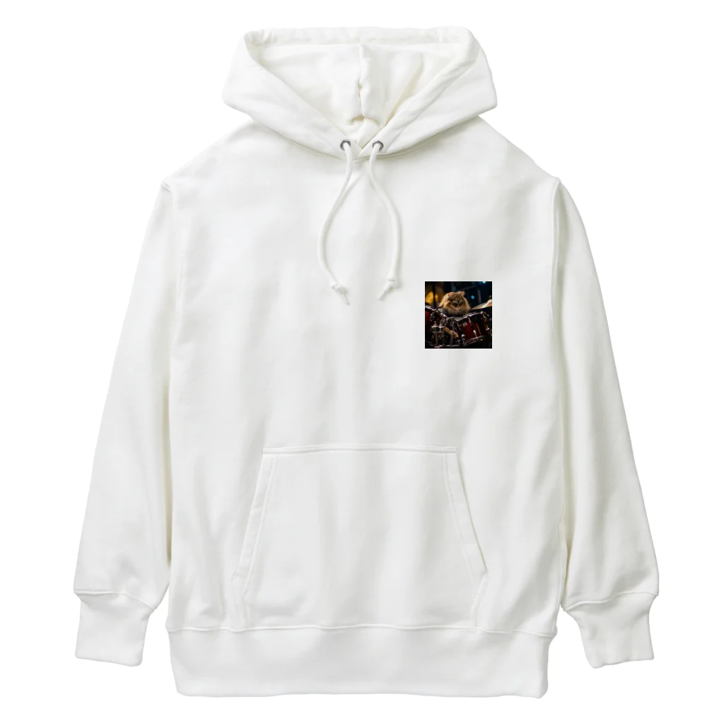 Gavi'sのメタルキャット オジー君　(ドラム) Heavyweight Hoodie