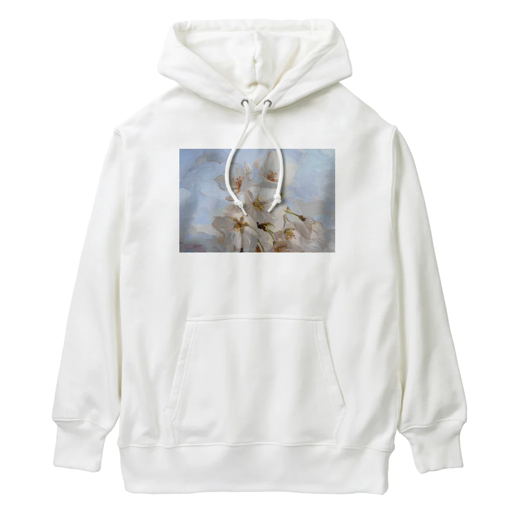 TOMOYA MURAKAMIのSAKURA-Oil Painting- Heavyweight Hoodie