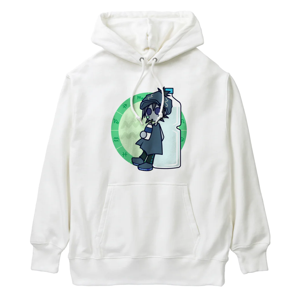 cosmicatiromのみずがめ座 パターン1・フルカラー Heavyweight Hoodie