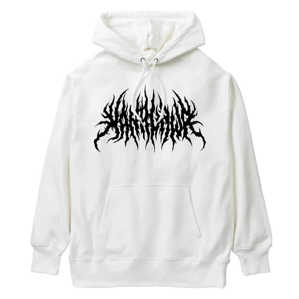 Toshihiro Egawa ArtのDEATH KANAGAWA / 神奈川(黒ロゴ) Heavyweight Hoodie