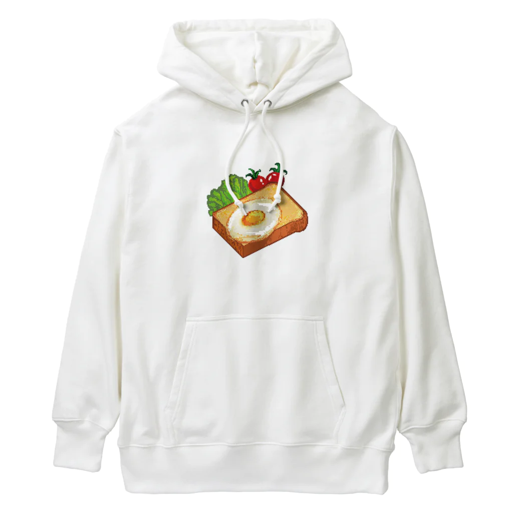 Wonder Bird Forestのピクセル・目玉焼きトースト Heavyweight Hoodie