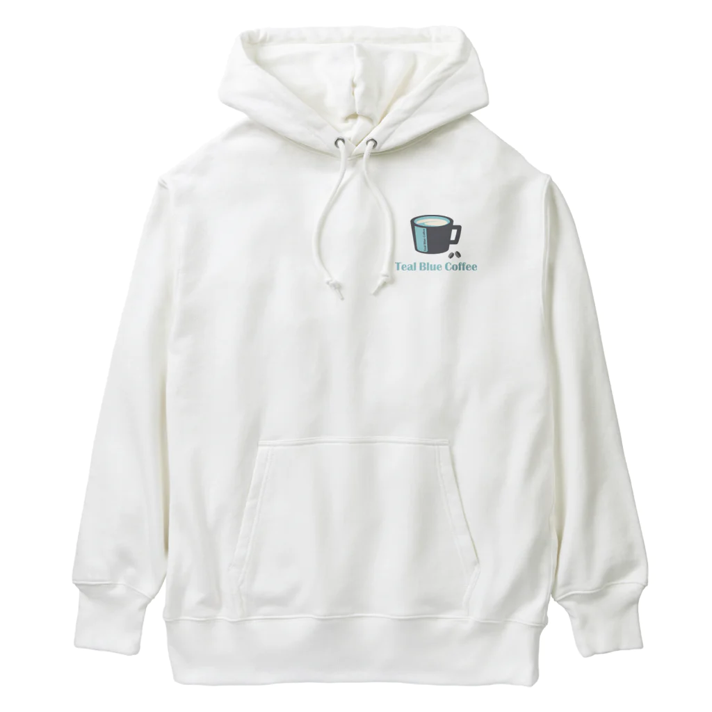 Teal Blue CoffeeのBest of Cafe music Heavyweight Hoodie