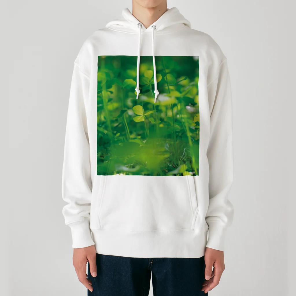 akane_art（茜音工房）の癒しの風景（クローバー） Heavyweight Hoodie