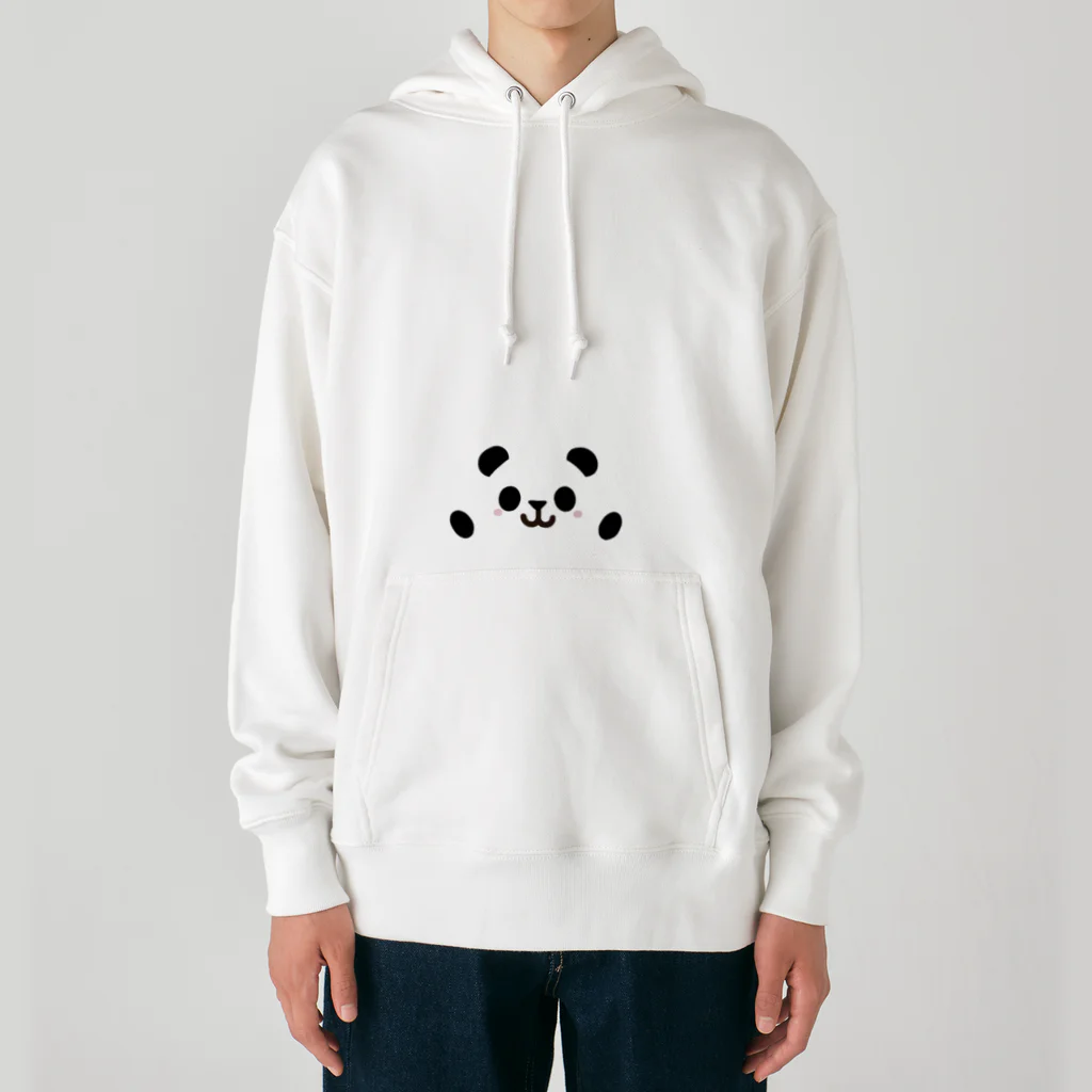 えいこせんせいの「にこにこパンダ」のにこにこパンダ Heavyweight Hoodie