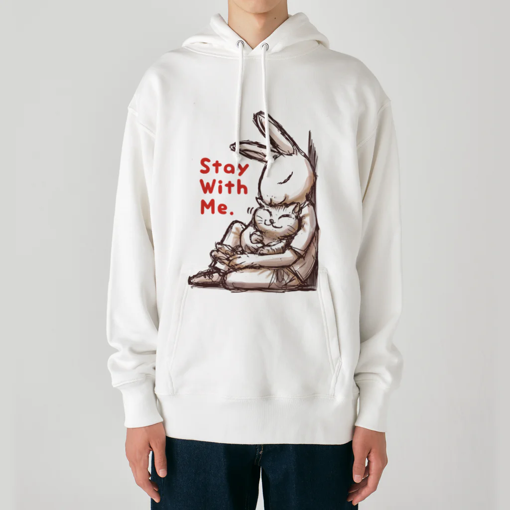 BeachBunnyのうさぎとねこ　Stay With Me Heavyweight Hoodie