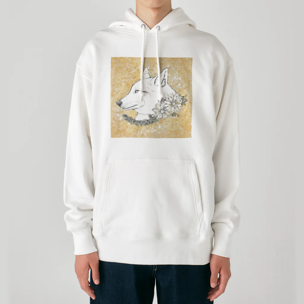 YumikoS_art369の花とおおかみ Heavyweight Hoodie