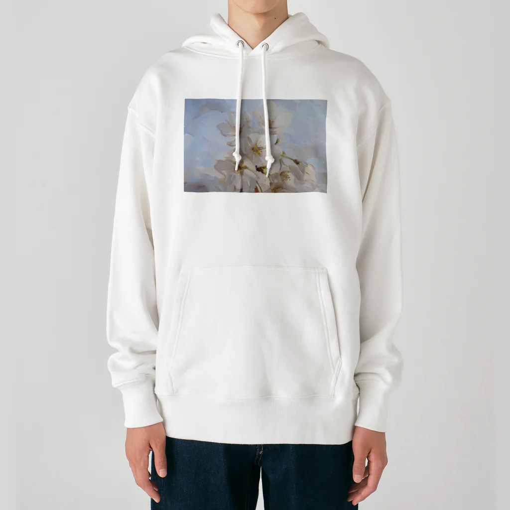 TOMOYA MURAKAMIのSAKURA-Oil Painting- Heavyweight Hoodie