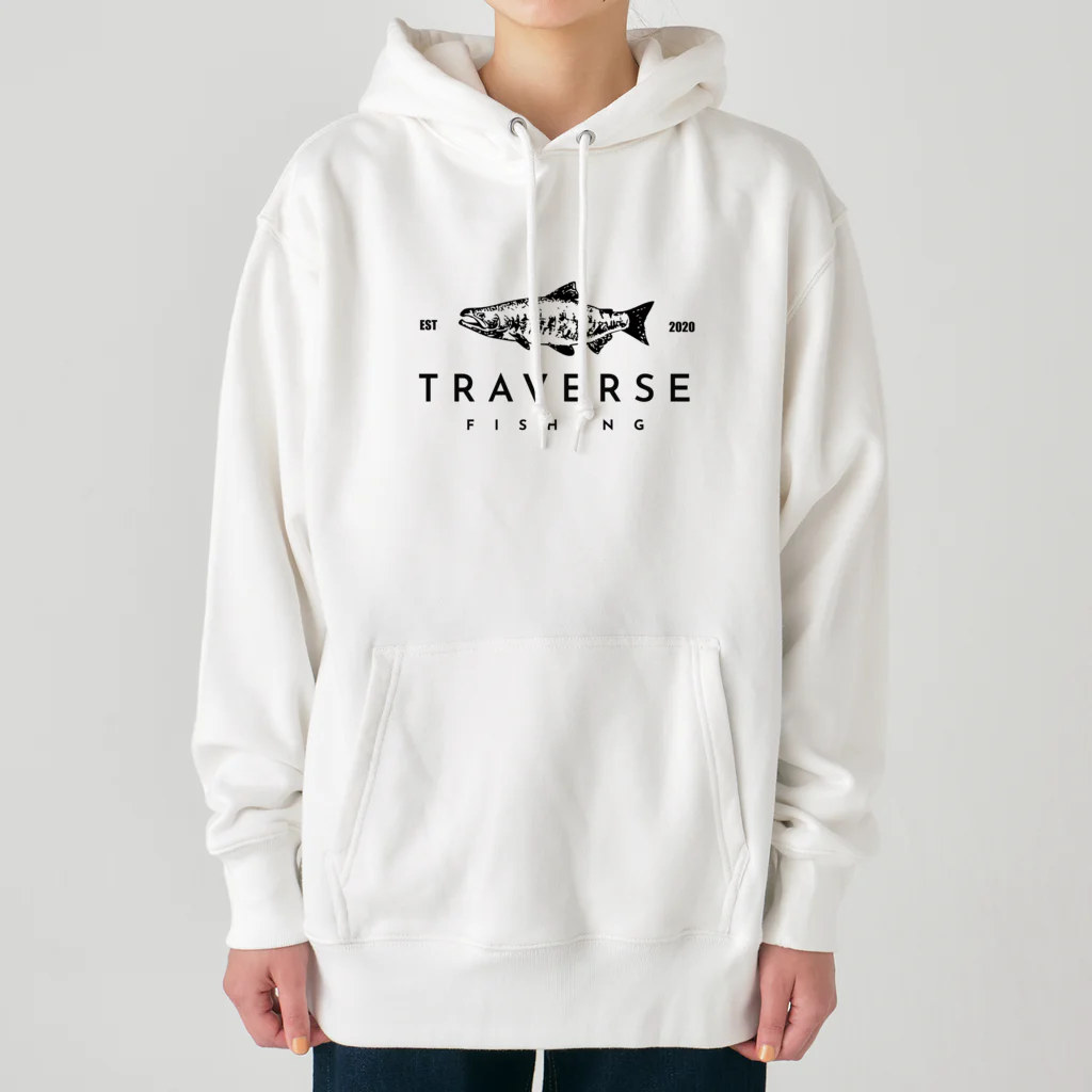 TRAVERSE FISHINGのTRAVERSE_FISING_NEW_LOGO Heavyweight Hoodie