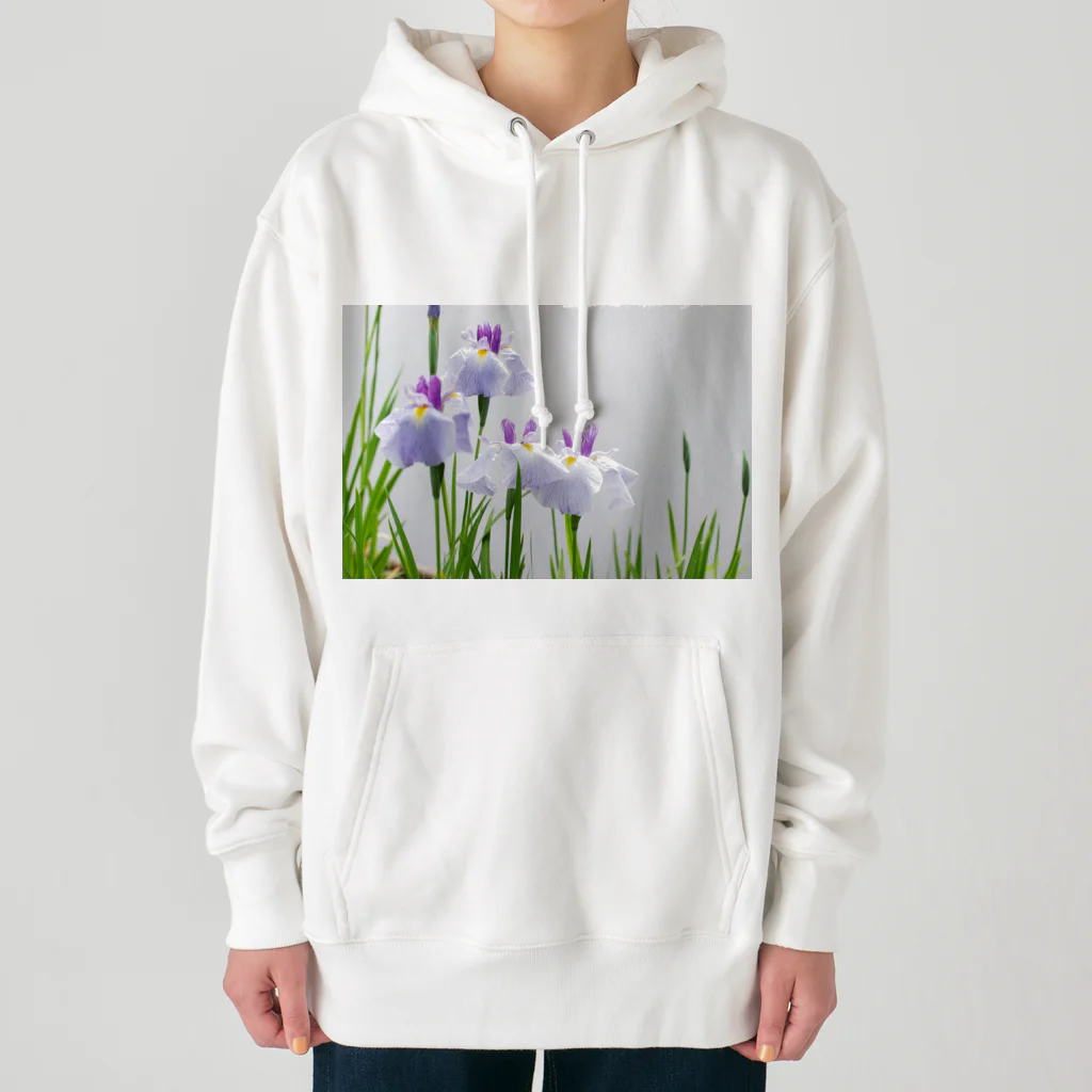 akane_art（茜音工房）の癒しの風景（花菖蒲） Heavyweight Hoodie