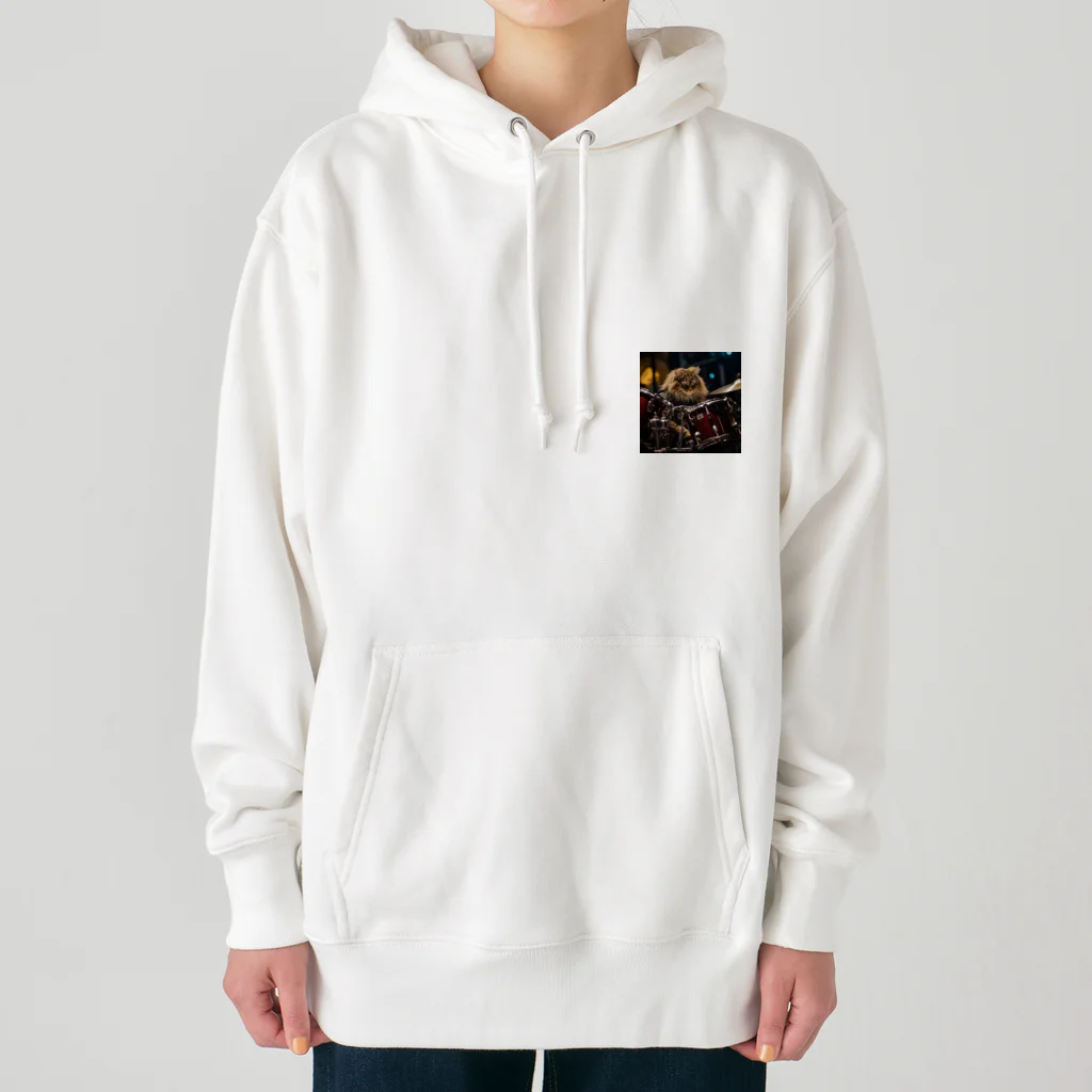 Gavi'sのメタルキャット オジー君　(ドラム) Heavyweight Hoodie