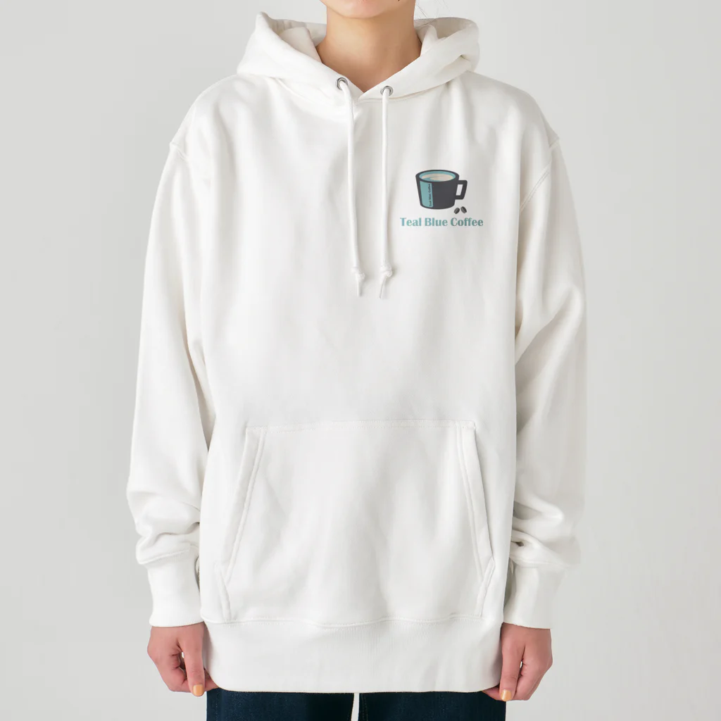 Teal Blue CoffeeのBest of Cafe music Heavyweight Hoodie