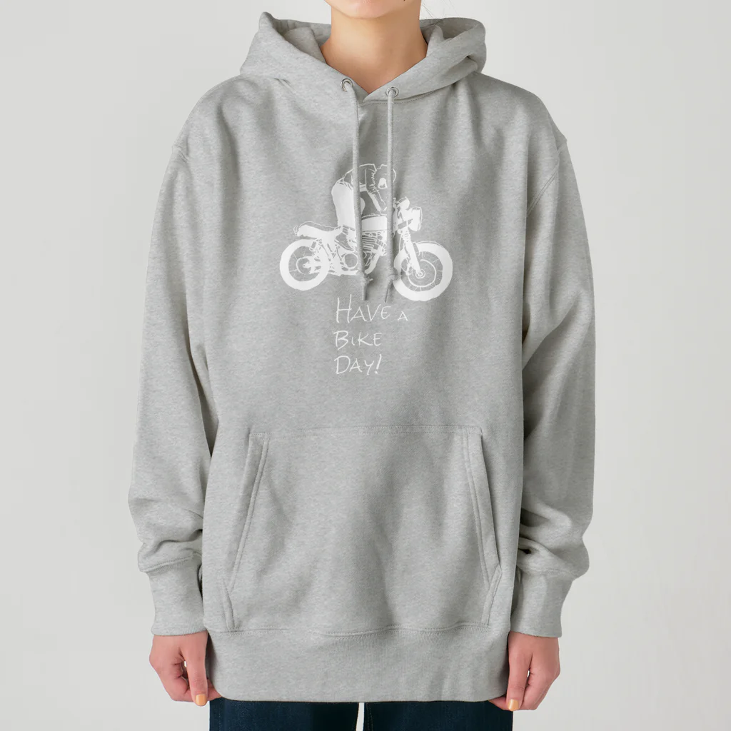 HAVE A BIKE DAY. ＠ SUZURIのHABD(sketch) Heavyweight Hoodie