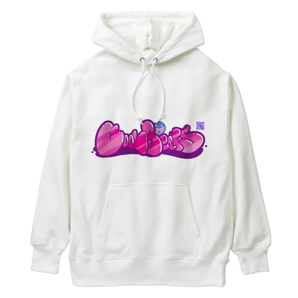 coolbeats🐝💓のCooL Beats!! QRコードプロモーション.Ver Heavyweight Hoodie