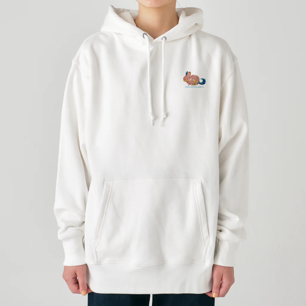 チンチラのパルのチンチラのパル　シルエットデザイン Heavyweight Hoodie