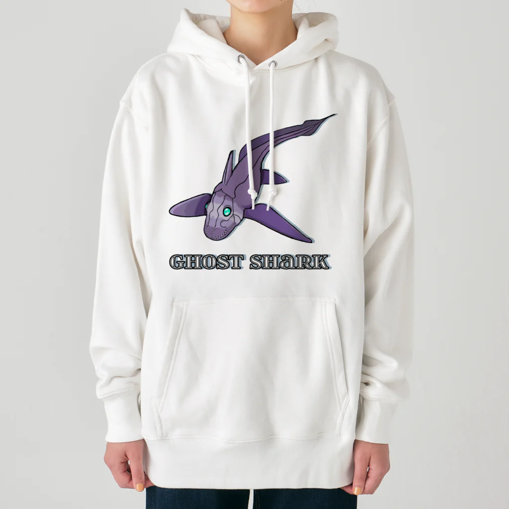 LalaHangeulのGhost Shark Heavyweight Hoodie