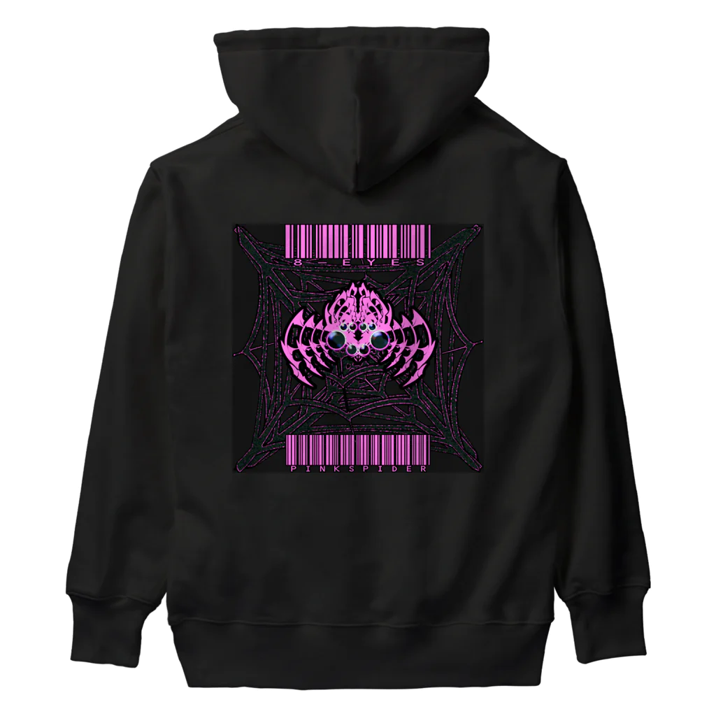 Ａ’ｚｗｏｒｋＳの8-EYES PINKSPIDER BLK Heavyweight Hoodie