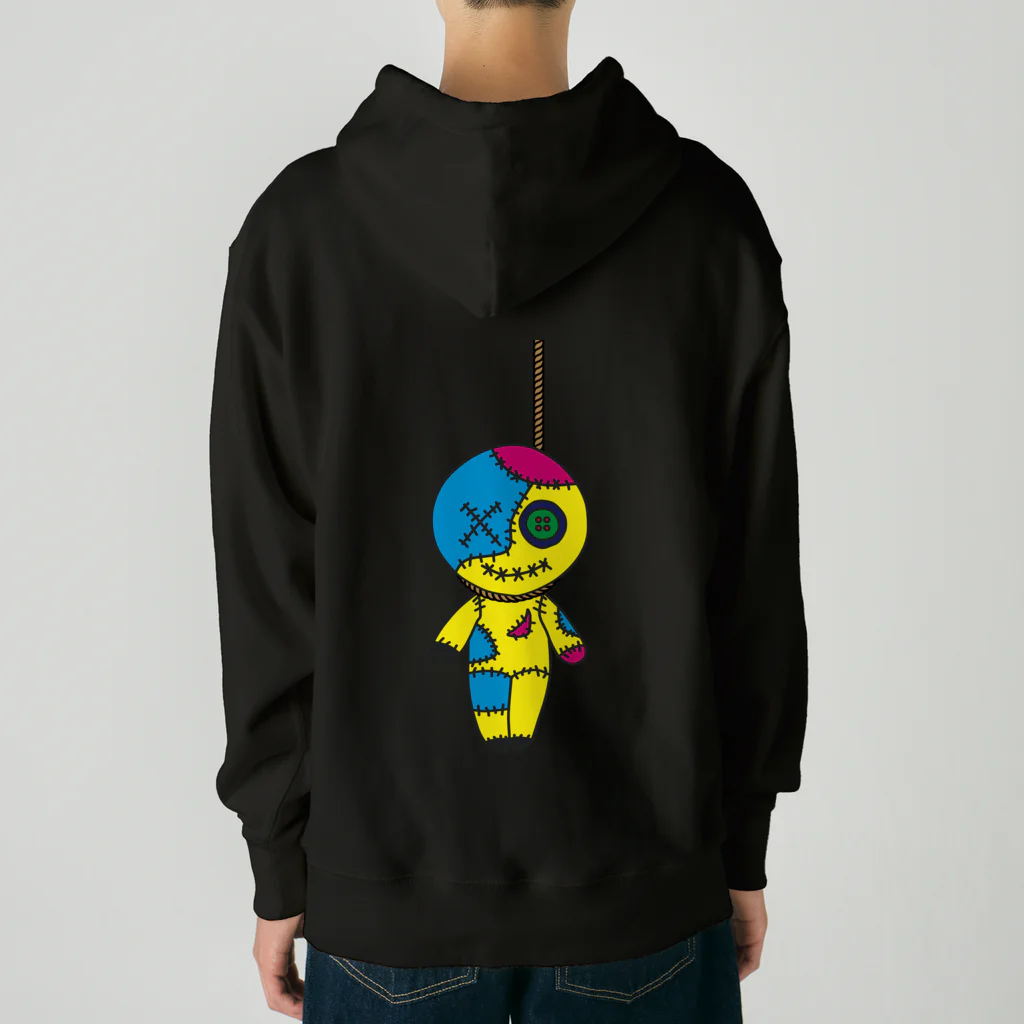 Ａ’ｚｗｏｒｋＳのHANGING VOODOO DOLL  CMYK Heavyweight Hoodie