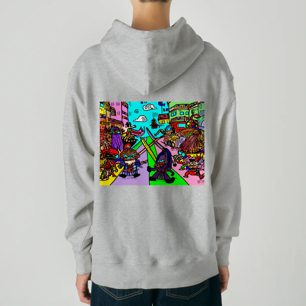 Ａ’ｚｗｏｒｋＳの宇宙人類皆兄弟 HORIZONTAL Heavyweight Hoodie