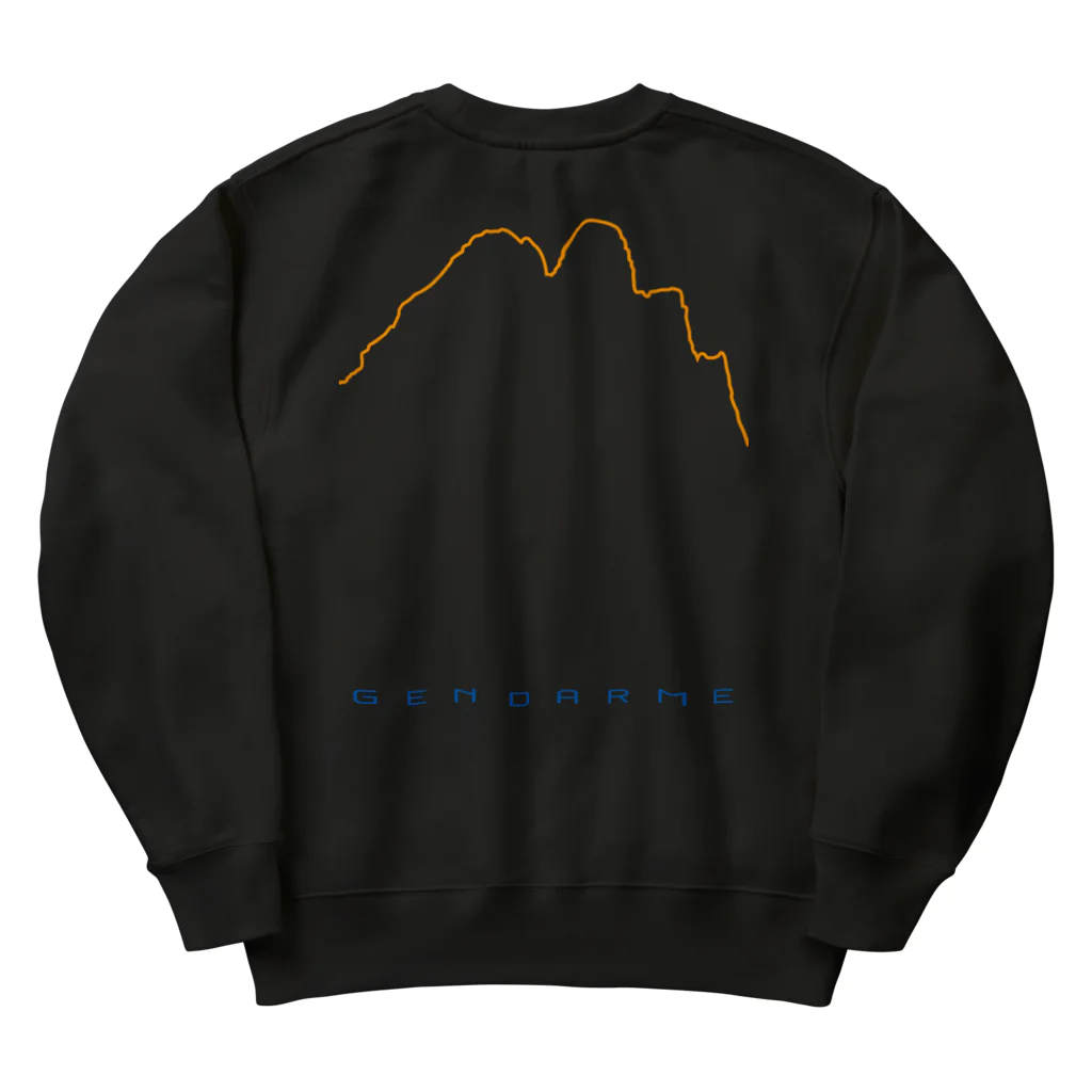 cuuyabowのモルゲンロート・ジャンダルム / Back Heavyweight Crew Neck Sweatshirt