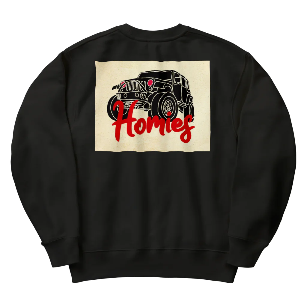 HomiesのHomies truck sweat Heavyweight Crew Neck Sweatshirt