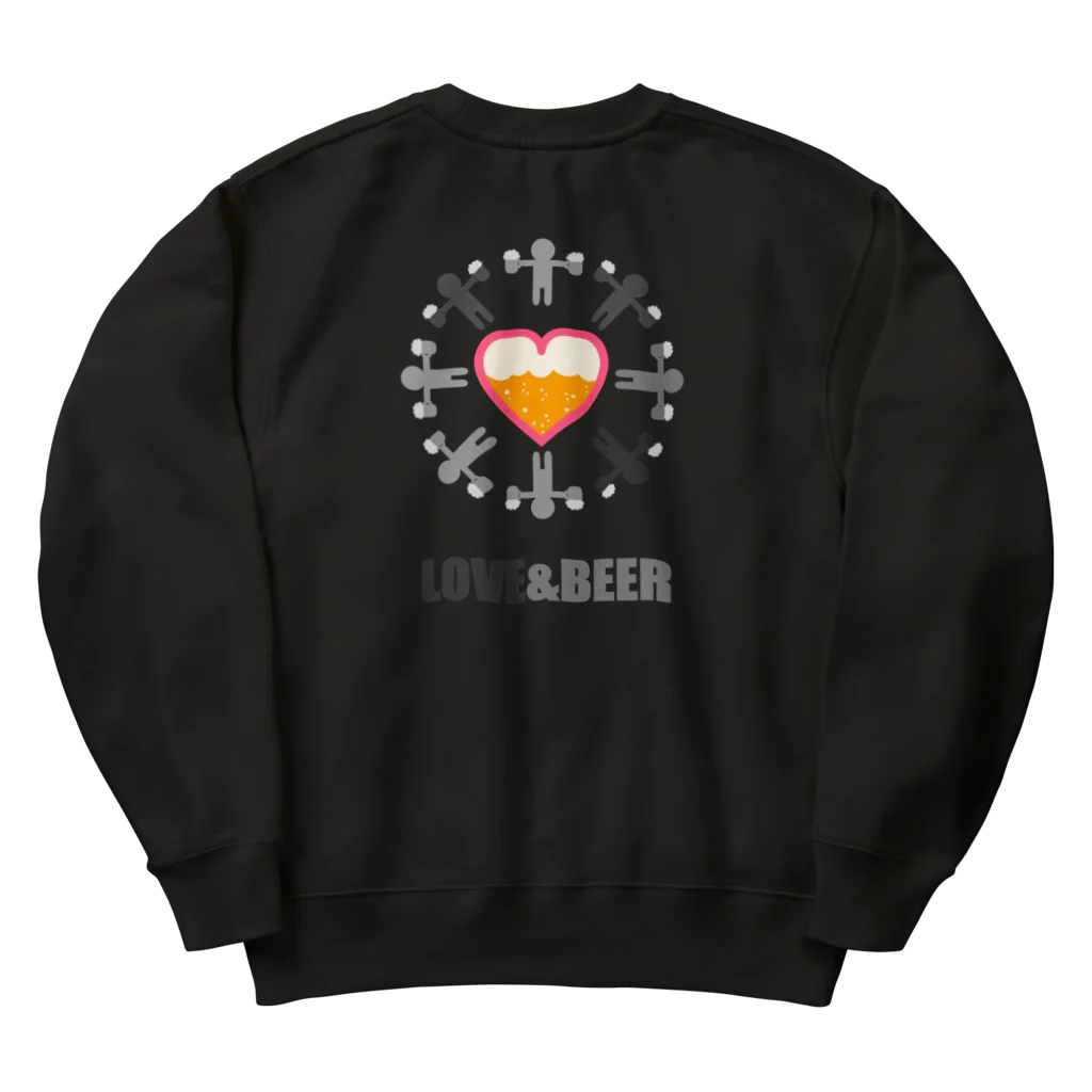 Siderunの館 B2の【バックプリント】LOVE & BEER Heavyweight Crew Neck Sweatshirt