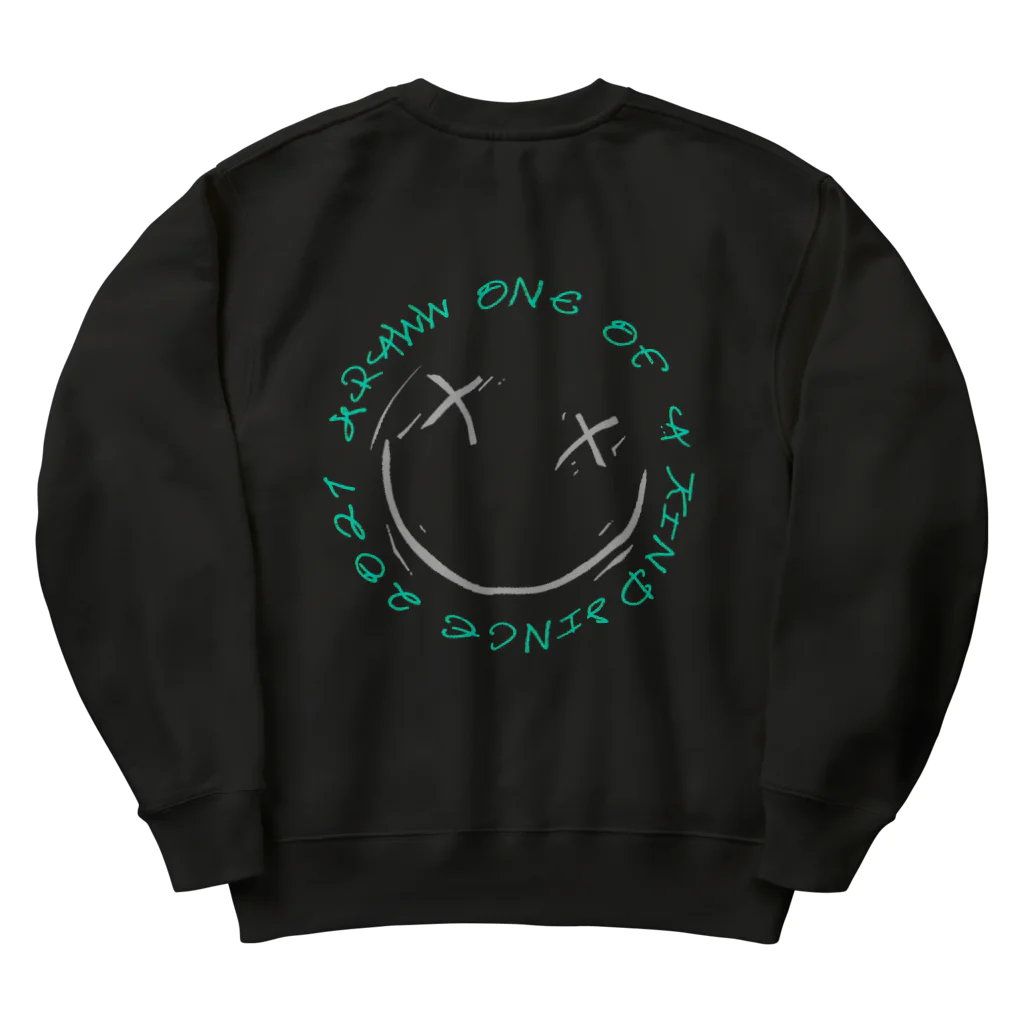 HRAWWのHRAWW　2022W新作　SMILE ~One of a kind~ Heavyweight Crew Neck Sweatshirt