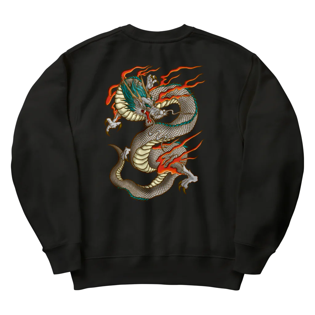 Siderunの館 B2の【バックプリント】白龍 Heavyweight Crew Neck Sweatshirt