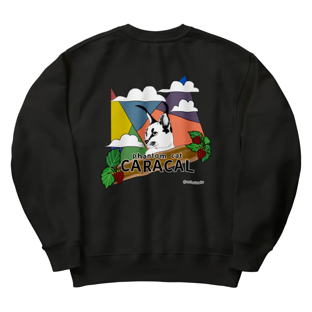 miritakaの時間の幻の猫 Heavyweight Crew Neck Sweatshirt