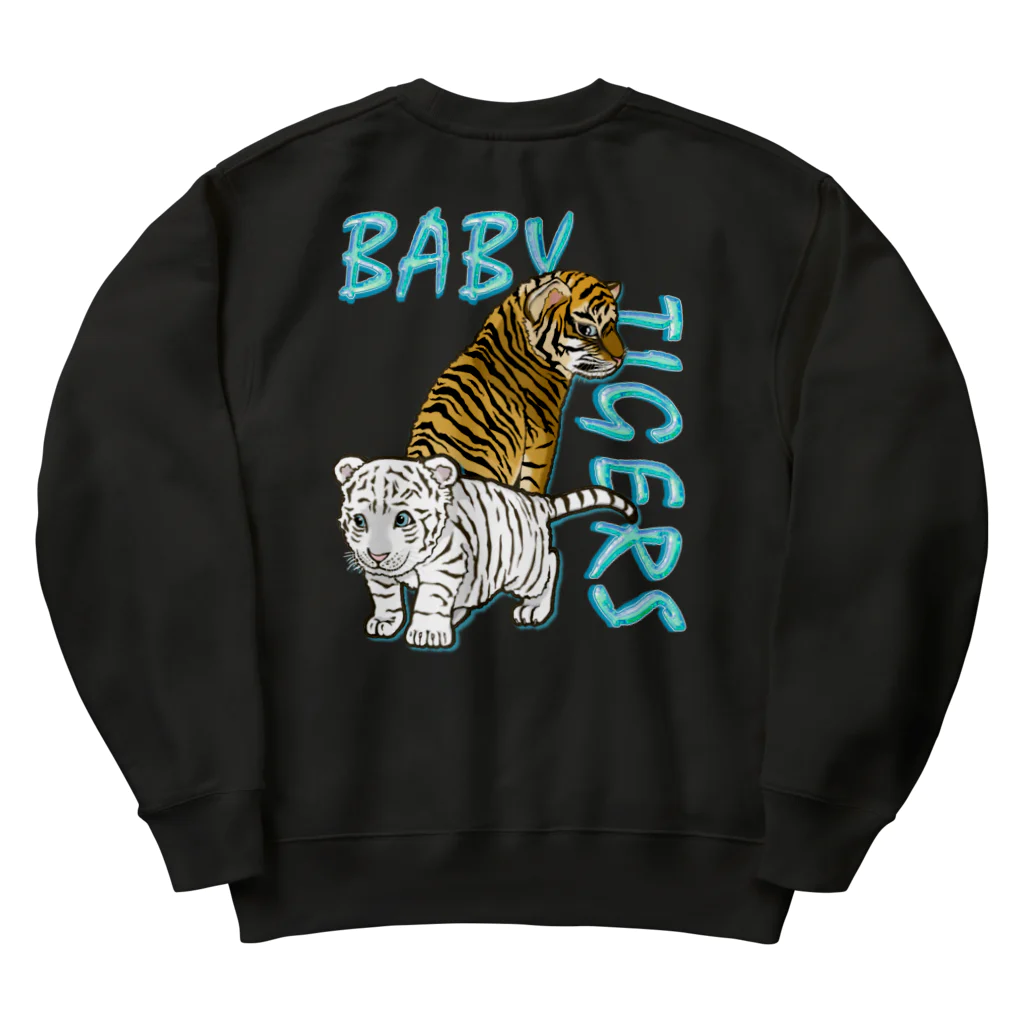 LalaHangeulのBABY TIGERS　バックプリント Heavyweight Crew Neck Sweatshirt