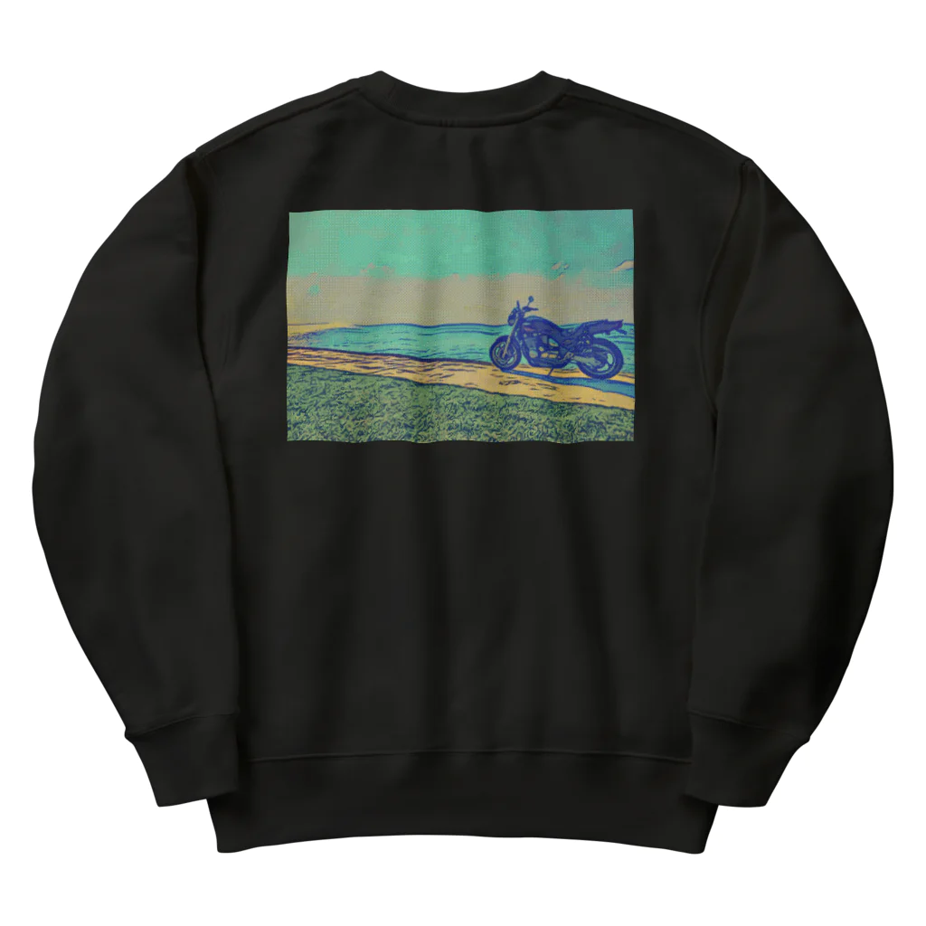 Titi (ティティ)の理由もなくただ海を目指したんだ。 Heavyweight Crew Neck Sweatshirt