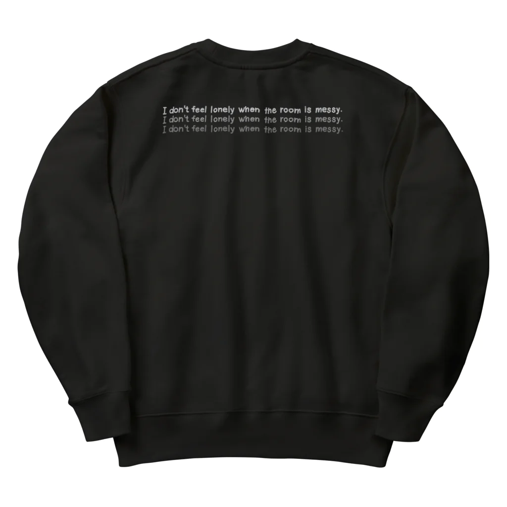 nattoooの部屋が散らかってると寂しくない Heavyweight Crew Neck Sweatshirt