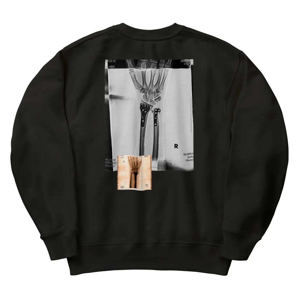 i=! ProjectのCyborg Arms Heavyweight Crew Neck Sweatshirt