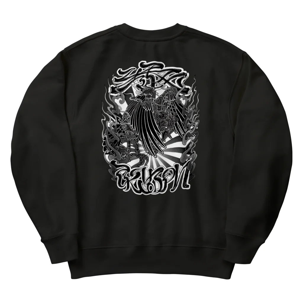 Y's Ink Works Official Shop at suzuriのCROW Heavyweight Crew Neck Sweatshirt