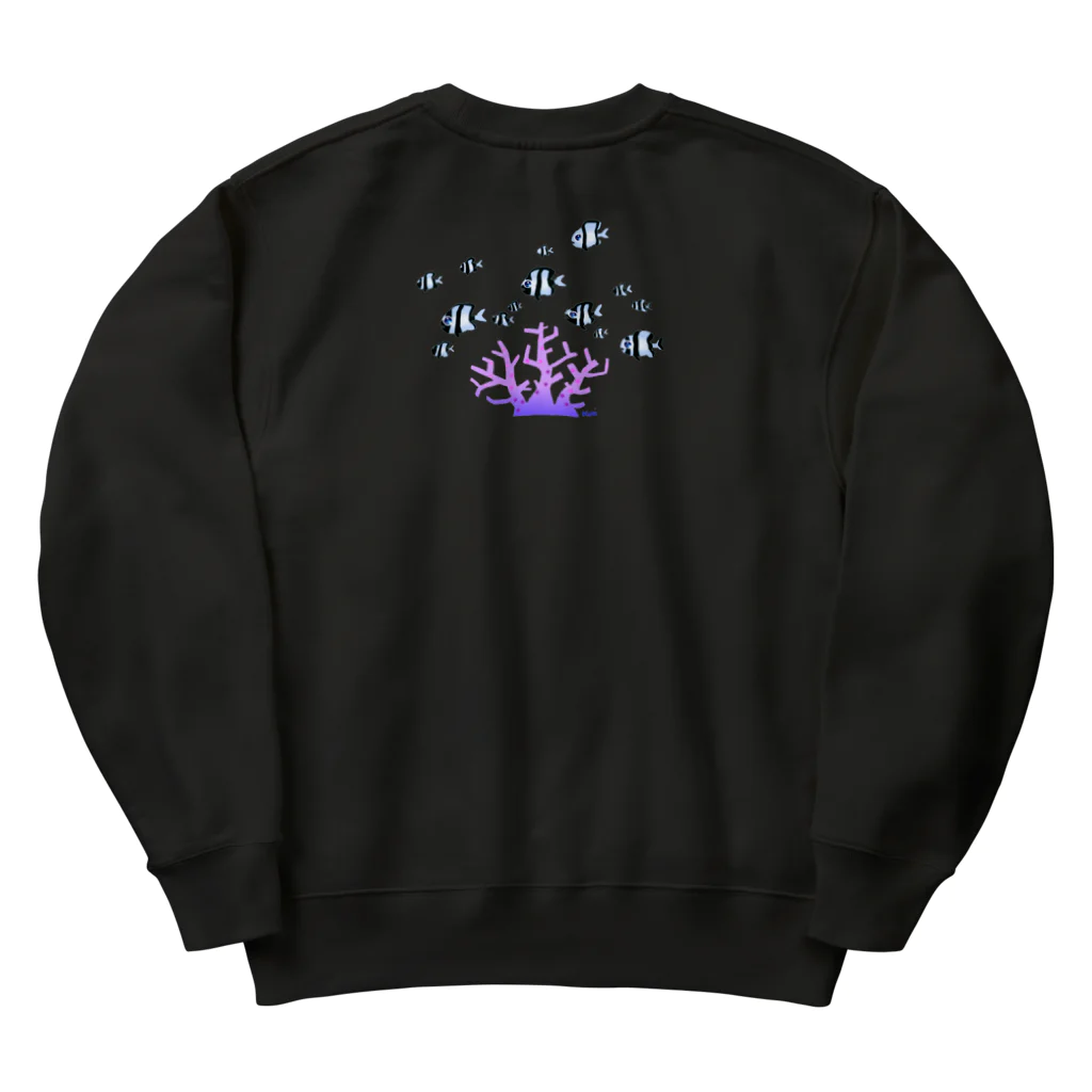 栗坊屋のいろいろリュウキュウスズメダイ Heavyweight Crew Neck Sweatshirt