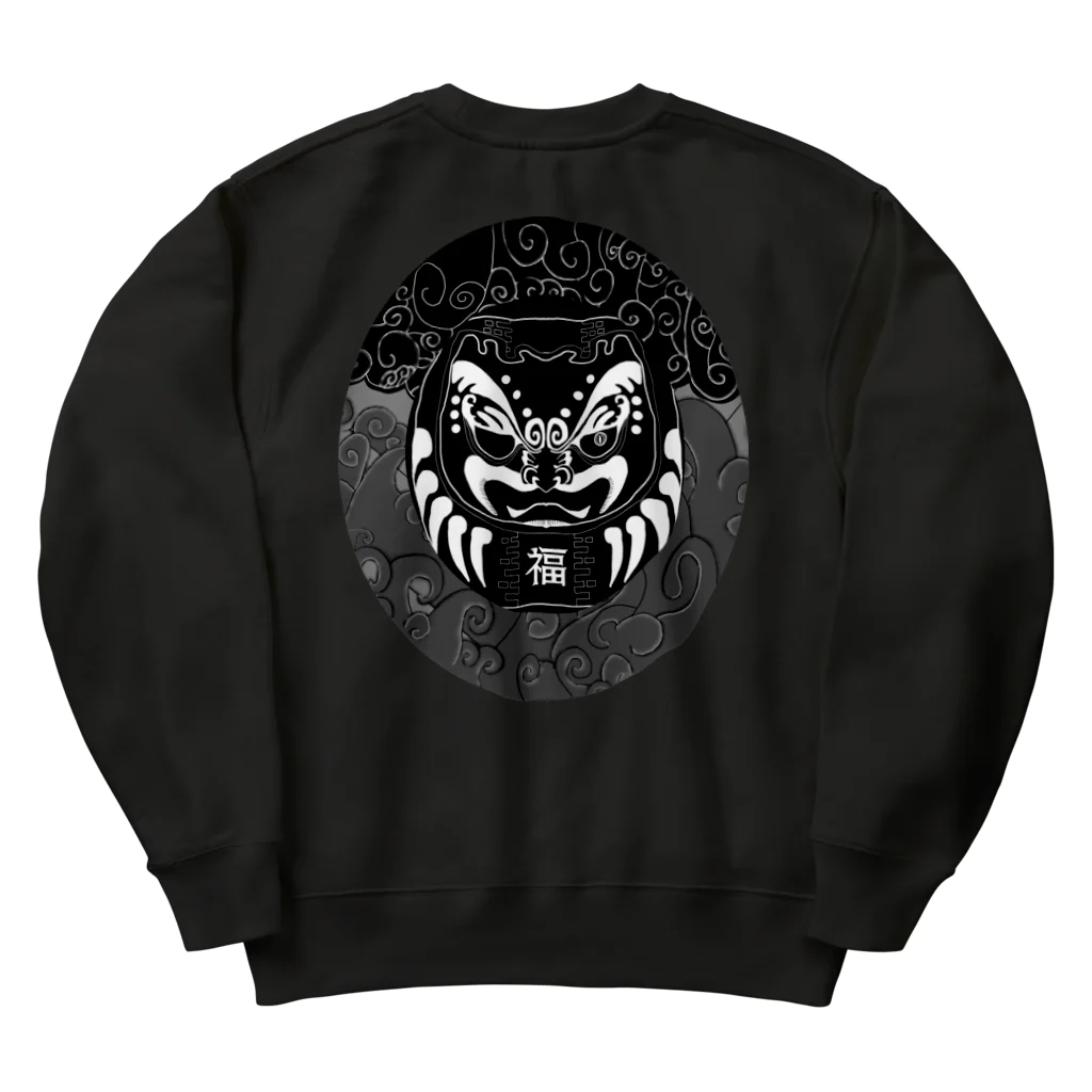 Daruma.comの酩酊達磨トレーナー Heavyweight Crew Neck Sweatshirt