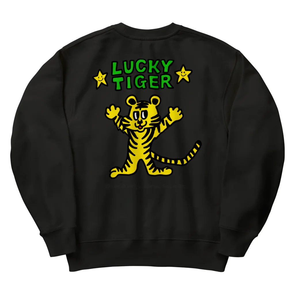 ラッキータイガーのメッセージ入り Heavyweight Crew Neck Sweatshirt